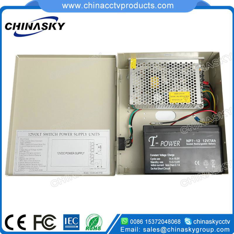  UPS CCTV Camera Power Supply/Store/Station 12V4A1Channel(12VDC4A1P/B)