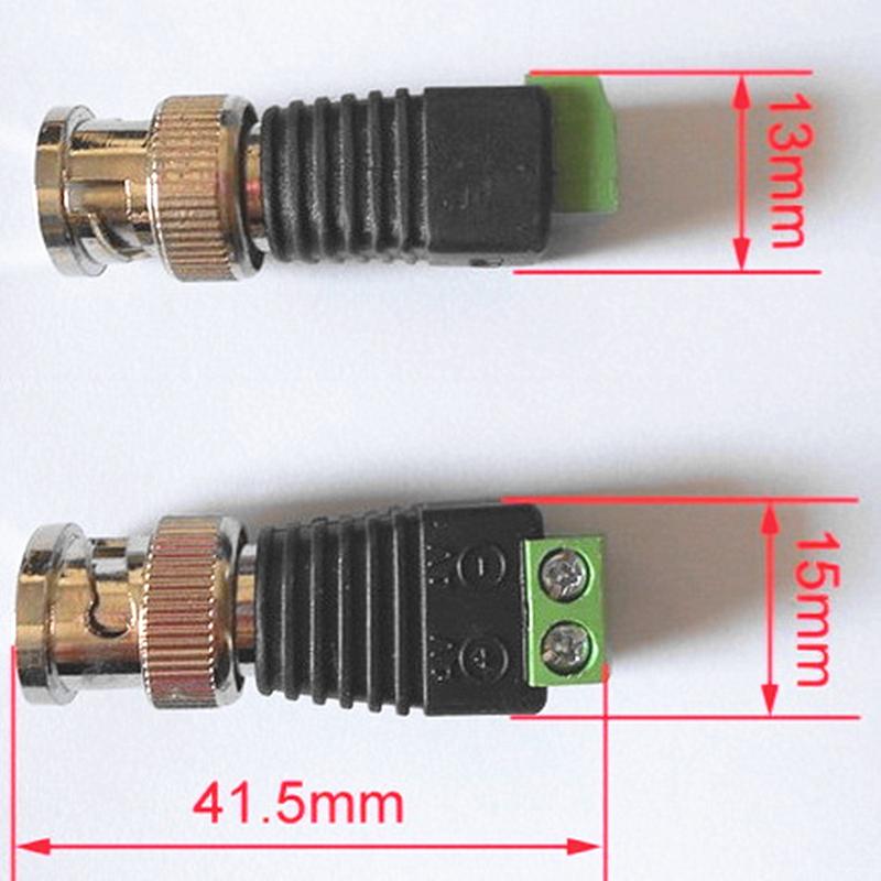 BNC Male Connector to Terminal Screws / CCTV Camera Connector (CT120) 4