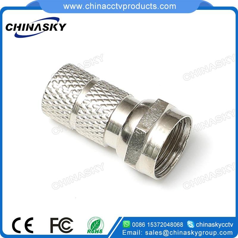 F Male Twist-On ConnectorCCTV F adapter / (CT5076) 5
