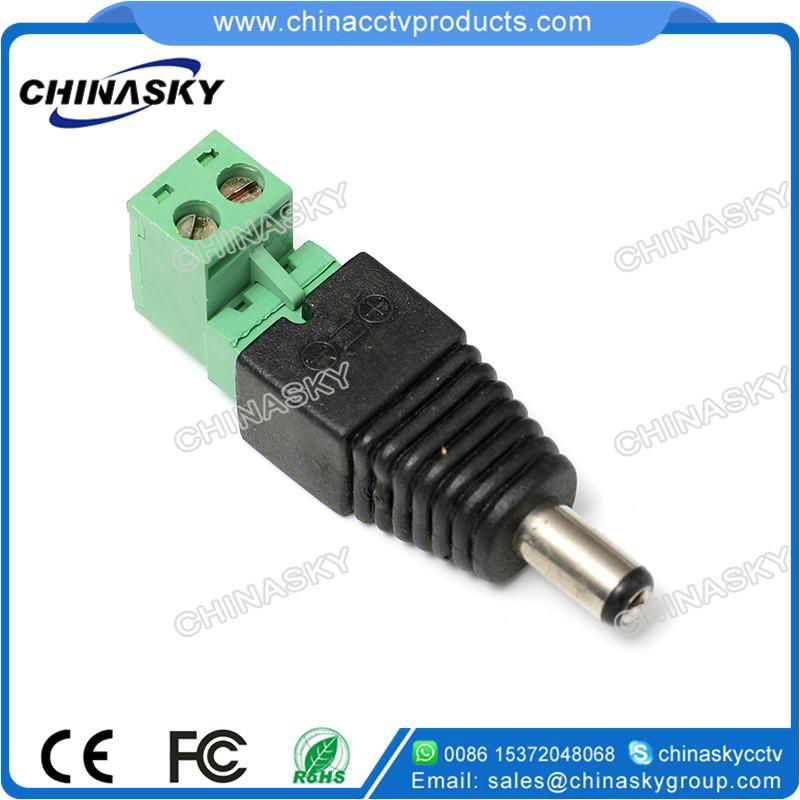 CCTV  Power Connector / Male DC plug / Screw Terminals plug PC100