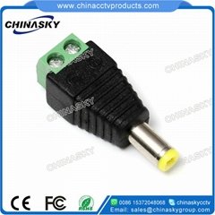 CCTV Power Connector / DC power connector Male  plug with Screw Terminal(PC103)