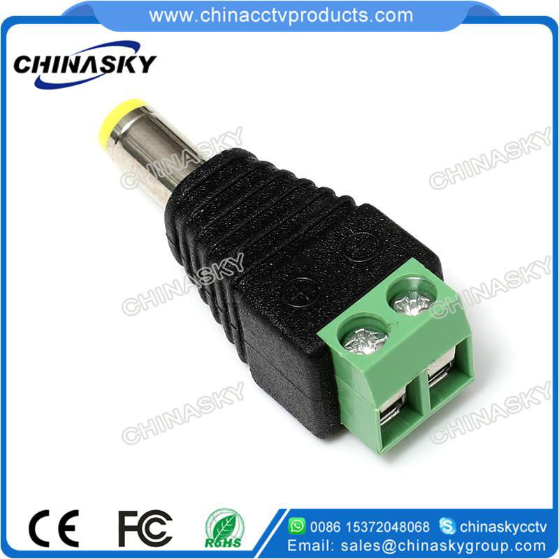 CCTV Power Connector / DC power connector Male  plug with Screw Terminal(PC103) 2