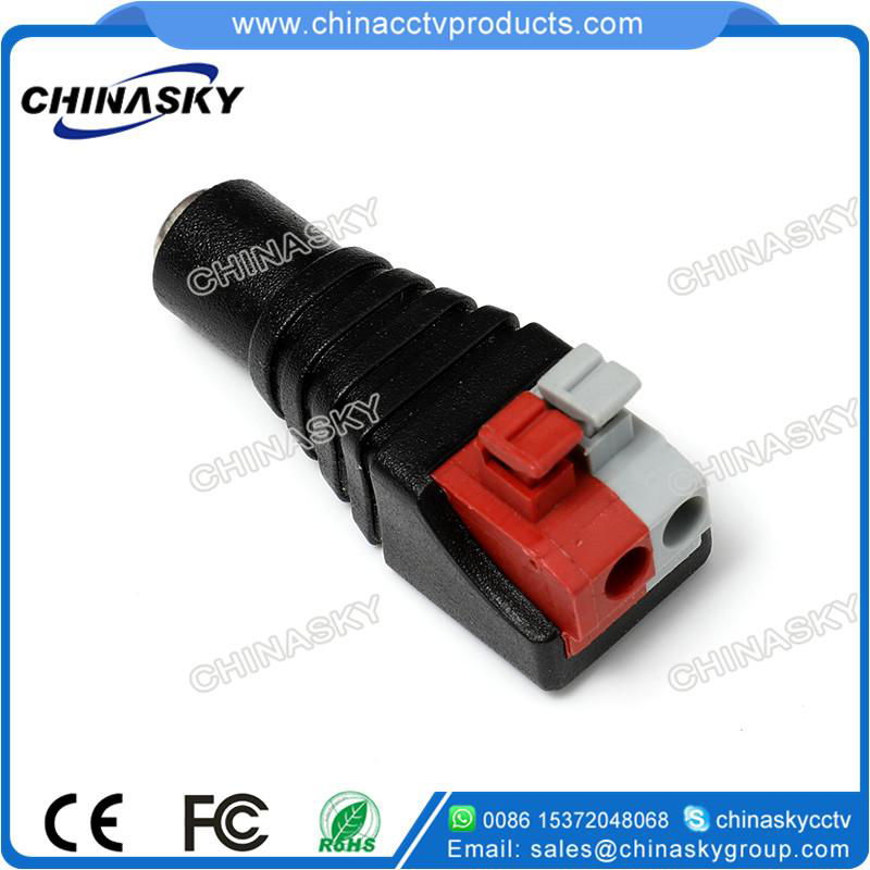 Female CCTV Power Connector with Screwsless Terminal 5.5*2.1mm PC109 2