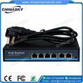 4 POE+2 RJ45 Uplink POE Power Network Switch(POE0420BN)