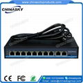 8 Port 10/100Mbps PoE Network Switch with 2 RJ-45 Uplinks POE0820BN