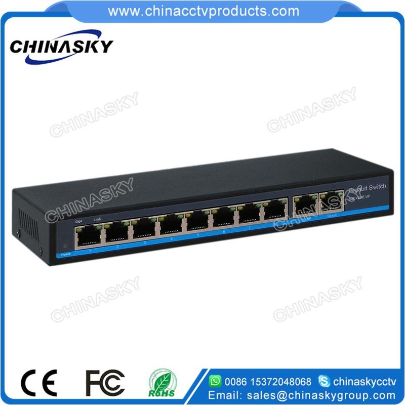 10 Port Full Gigabit PoE Network Switch POE0820BNH-3 3