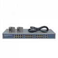 26 Ports 10/100Mbps Network PoE Switch with 2 1000Mbps RJ45 Uplinks POE2420-2 3