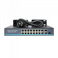 19 Ports 10/100Mbps Network PoE Switch