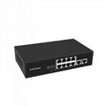 8 Port 100Mbps PoE Network Switch with 2 Ports RJ45 Uplink POE0820BR 2
