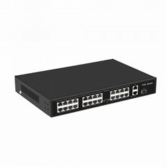 24 Port 100Mbps PoE Network Switch with Gigabit Uplink and SFP Port POE2421R-2