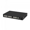 24 Port 100Mbps PoE Network Switch with Gigabit Uplink and SFP Port POE2421R-2