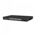 24 Port 1000Mbps Managed PoE Network Switch with Gigabit Uplink and SFP port  2