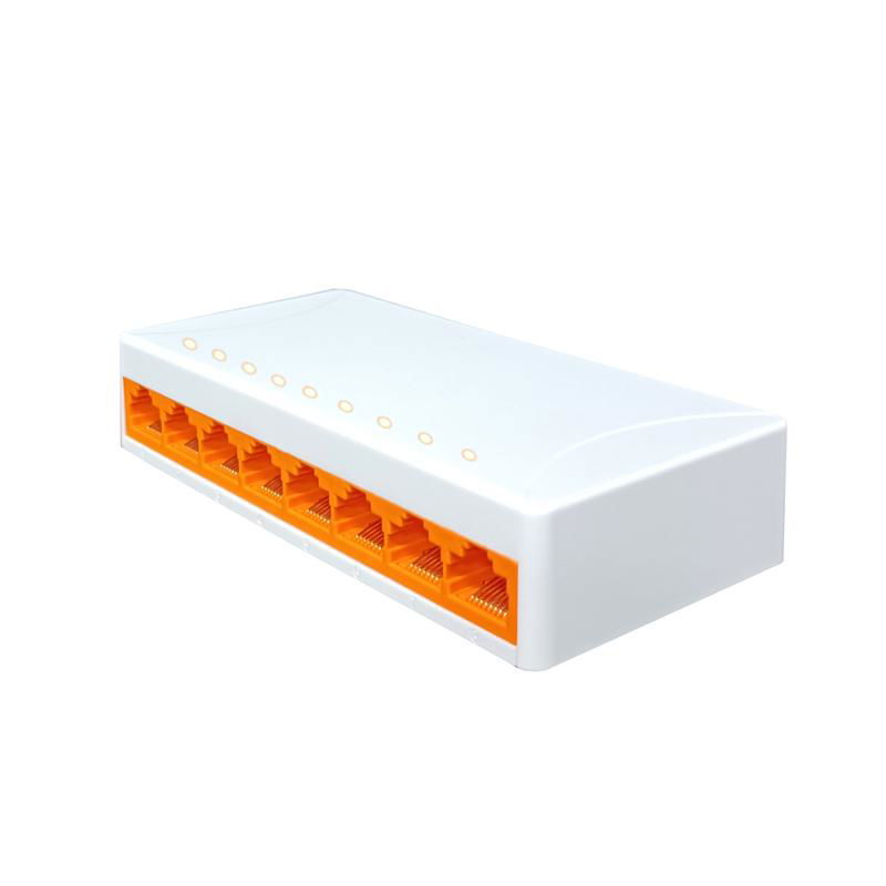 8 Ports 5V 100Mbps Ethernet Switch with Plastic case(SW08FEP) 3
