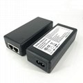 Dual 2 Port Power over Ethernet Gigabit PoE Injector 48V 52V 220V 30W 60W 90W