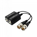 Passive CCTV Rj45 Balun HD-CVI/TVI/AHD Press Fit Video Baluns with Pigtail VB102 1