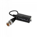 Passive CCTV Rj45 Balun HD-CVI/TVI/AHD Press Fit Video Baluns with Pigtail VB102 4