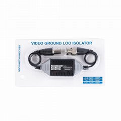 HD-CVI/AHD/TVI/CVBS BNC male to BNC female Video Ground Loop Isolator