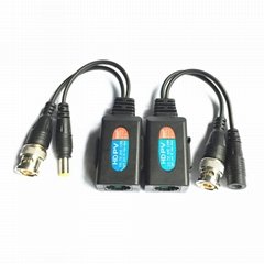 Hot Selling 8MP CCTV Passive Coax UTP Video Power Cable Balun Transceiver PV501