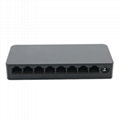 8 Ports 1000Mbps Plastic Case Ethernet