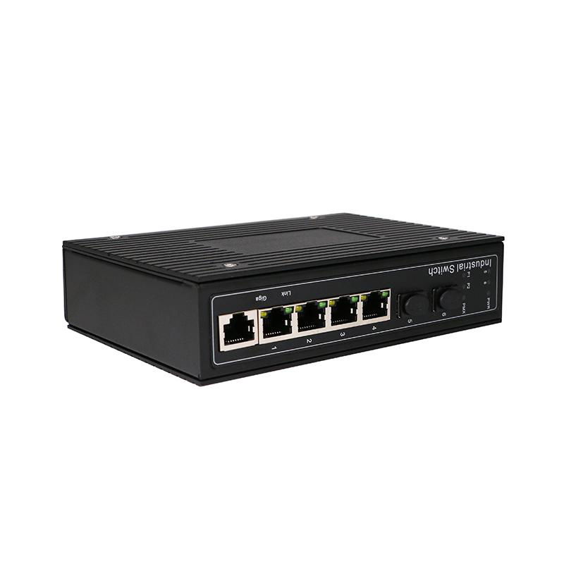 OEM 250m 4 8ports CCTV Unmanaged Managed Industrial Network Ethernet PoE Switch  4