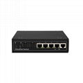 OEM 250m 4 8ports CCTV Unmanaged Managed Industrial Network Ethernet PoE Switch 
