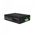 OEM 250m 4 8ports CCTV Unmanaged Managed Industrial Network Ethernet PoE Switch 