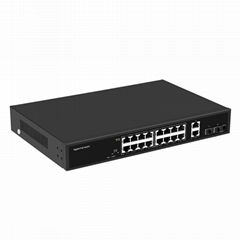 20 Ports 10/100/1000Mbps Network PoE Switch  (Built-in Power) (POE1622HR-3 )