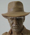 Figure carved mud Shouban 2