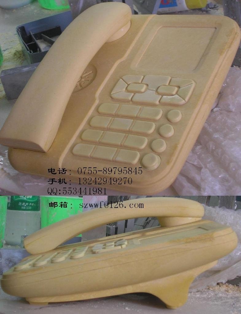 电话机模型石膏雕刻 4