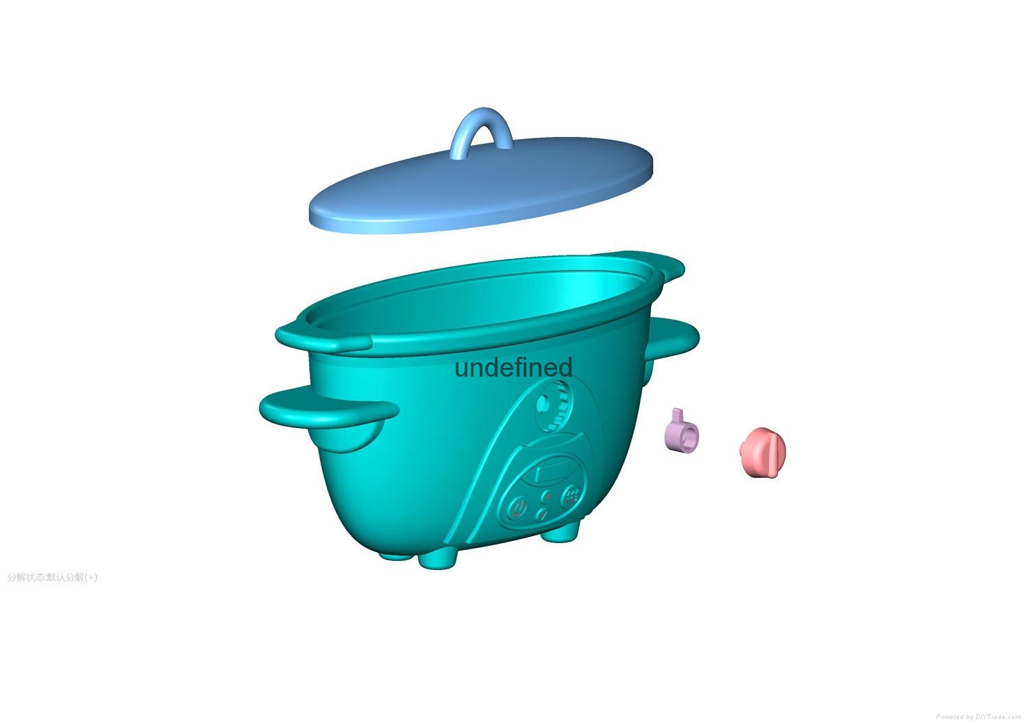 3d 建模 Proe手板外观设计 功能结构手板