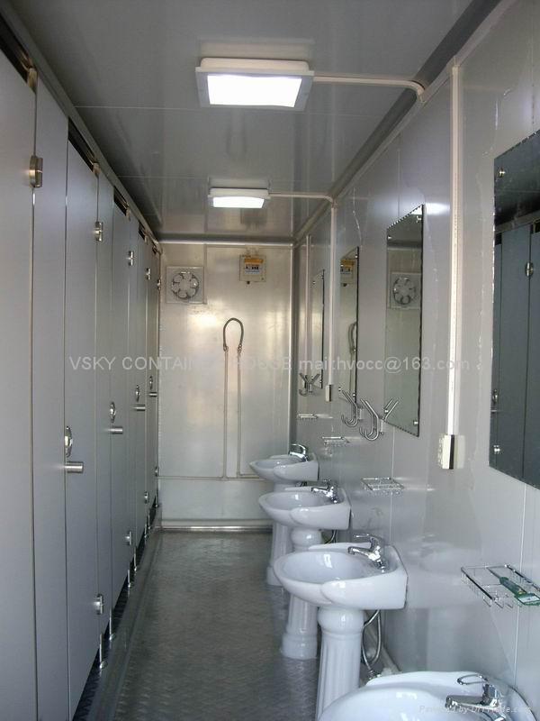 Container house with bathroom and shower 2