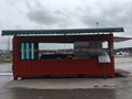 20ft steel structure moveable container bar coffe stop