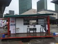 20ft steel structure moveable container bar coffe stop