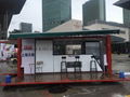 20ft steel structure moveable container bar coffe stop