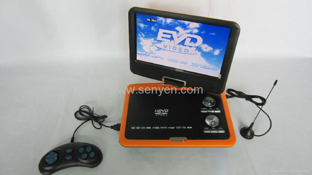 9599 9.8inchPortable DVD/TV/USB/MPEG4/GAME/Card reader with 9.8'' TFT player 3