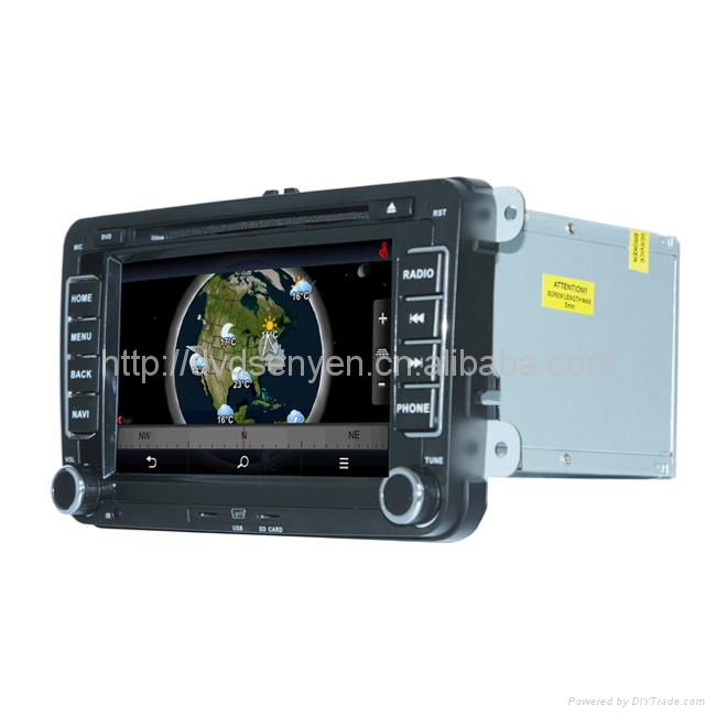 7inch on-borad computer Android system,WIFI,car GPS,car DVD 3