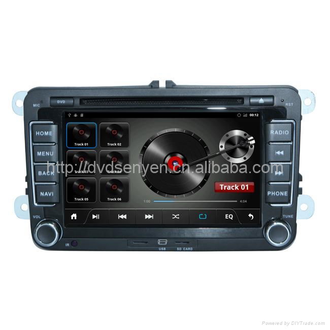 7inch on-borad computer Android system,WIFI,car GPS,car DVD 4