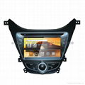 Hyundai elantra eight inches of intelligent Android2.3, car GPS, WIFI, DVD,PC