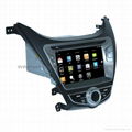 Hyundai elantra eight inches of intelligent Android2.3, car GPS, WIFI, DVD,PC 2