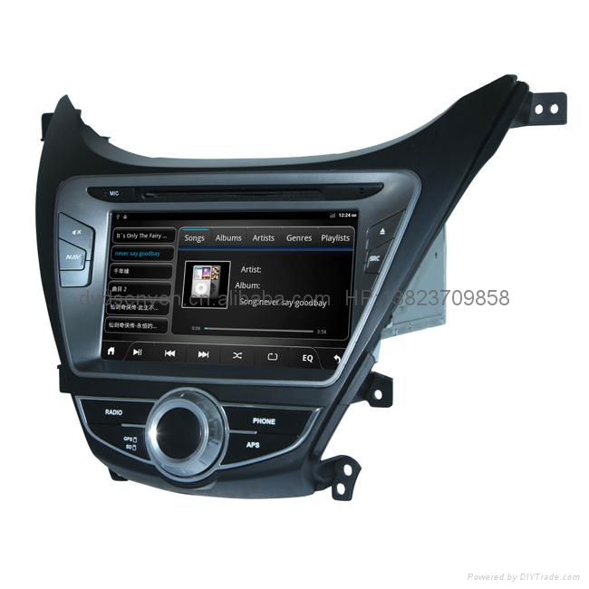 Hyundai elantra eight inches of intelligent Android2.3, car GPS, WIFI, DVD,PC 3