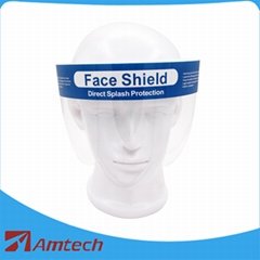 PET material dental face shield with sponge