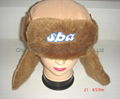 Winter Taslon with Faux Fur Earflaps Gorros Hats 