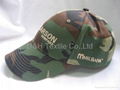 Camouflage regular baseball cap with embroidery 5