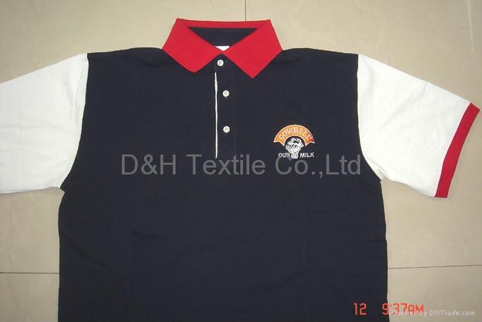 High quality cotton Jersey Polo-shirt/Tshirt 4