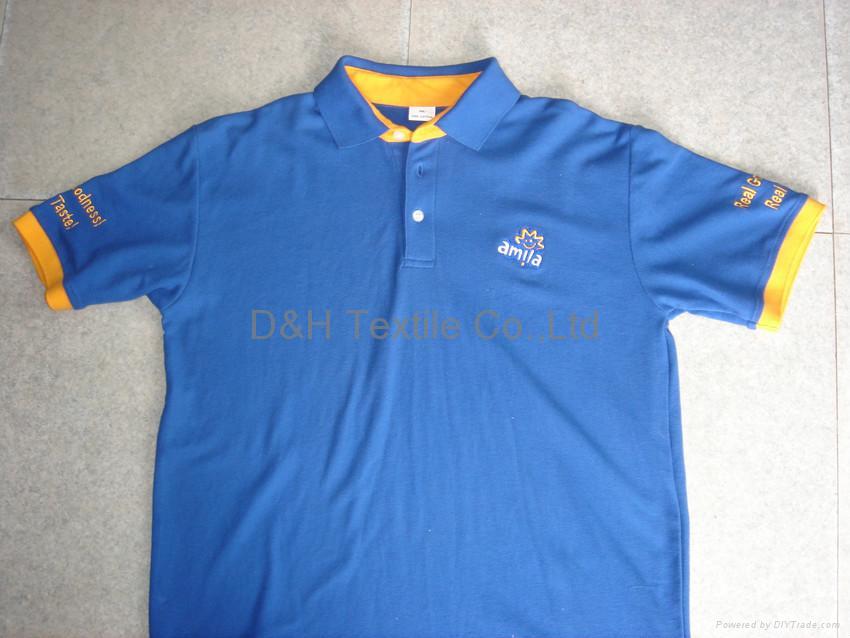 High quality cotton Jersey Polo-shirt/Tshirt 2