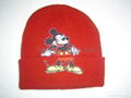  Quality Jacquard Knitted Hat with Ear Flaps &Poms 10