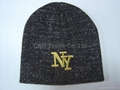  Quality Jacquard Knitted Hat with Ear Flaps &Poms