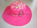 Large Brim Fine Cotton Fashional Sun hat 1