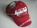 Red Washed  America Cotton Gorros caps