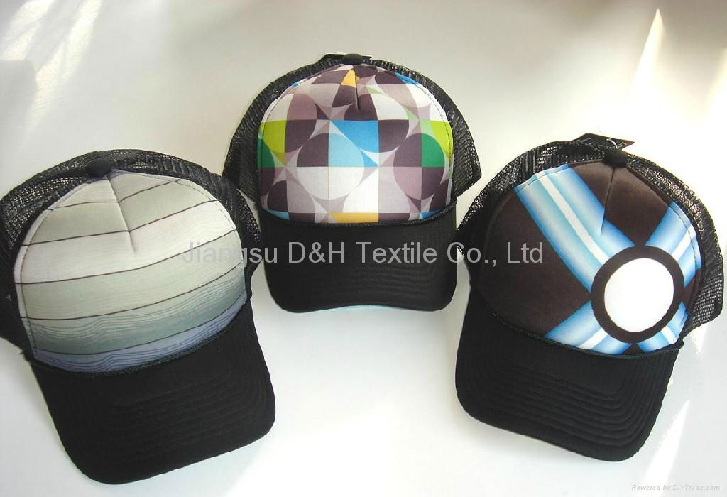 Polyester and Mesh Trucker Caps